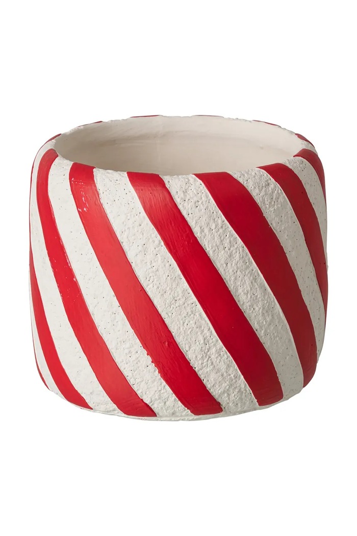 J-Line Osłonka na doniczkę z cementu 15 x 13 cm multicolor 268087