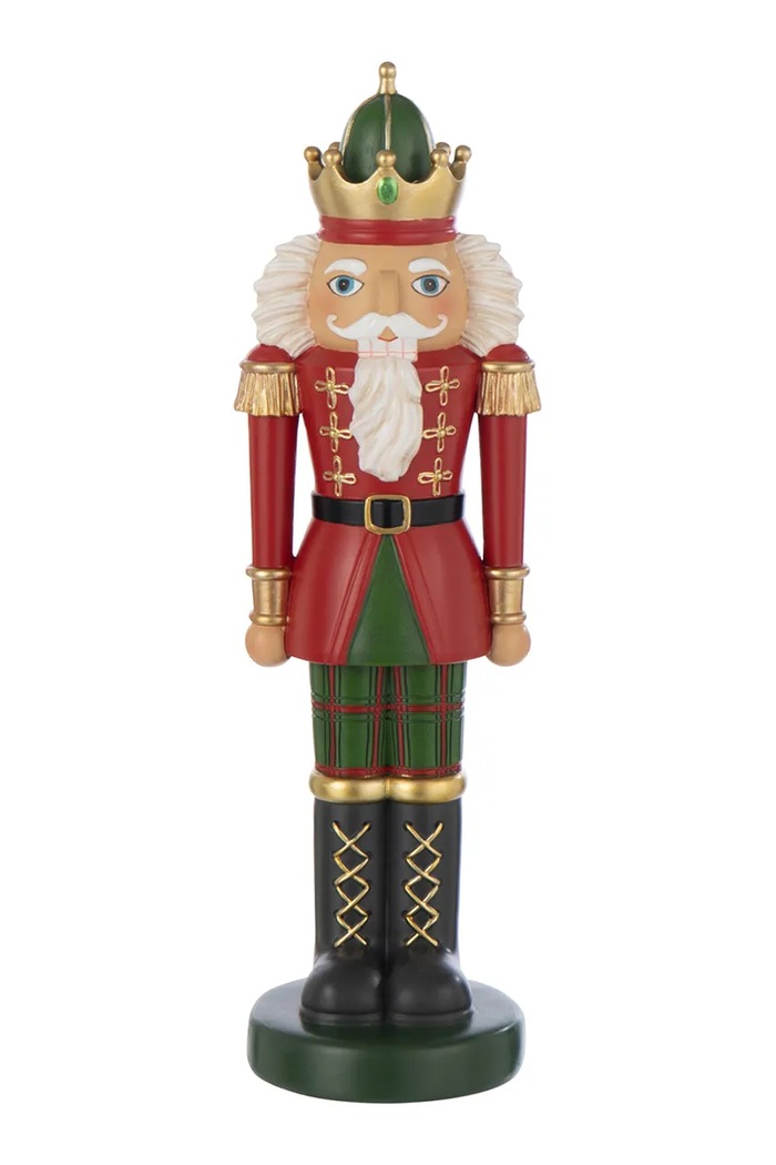J-Line Figurka świąteczna z tworzywa sztucznego 12 x 38 cm multicolor 55635