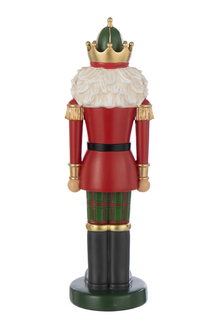 J-Line Figurka świąteczna z tworzywa sztucznego 12 x 38 cm 55635 multicolor AW26