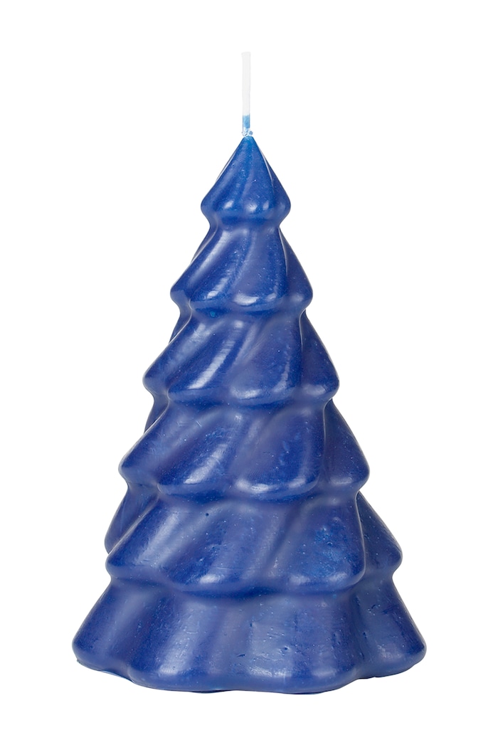 Broste Copenhagen Gyertya ünnepi paraffinból 10 x 14 cm kék 45800544