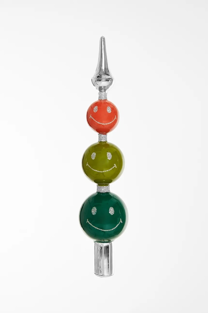 YUP in de BOOM Dekoracja choinkowa ze szkła multicolor YUPSMILEYZ