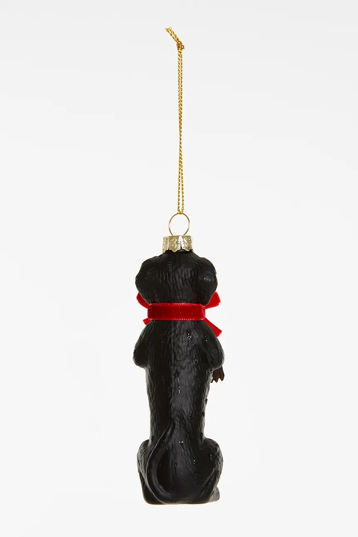 Lifestyle YUP in de BOOM Zawieszka choinkowa ze szkła YUPDACHSHUND brązowy