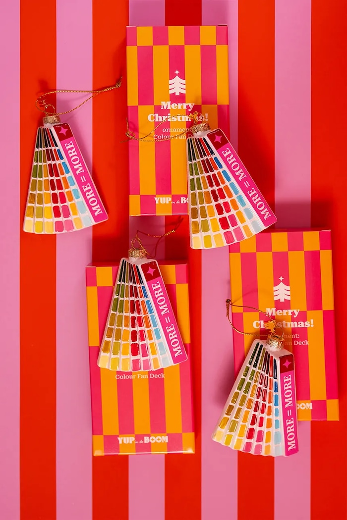 Zawieszka choinkowa ze szkła YUP in de BOOM YUPCOLORS multicolor