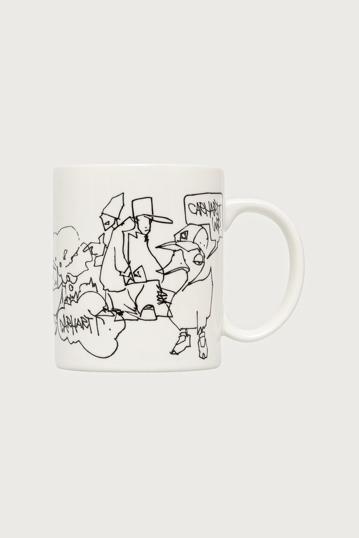 Carhartt WIP Blinkerfluid Mug kubek z porcelany biały I037552.00AXX