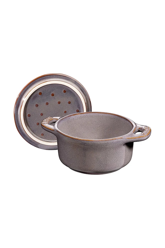 Staub Garnek żaroodporny z ceramiki Gift Giving Mini Cocotte 200 ml 40511.998.0 szary AW26