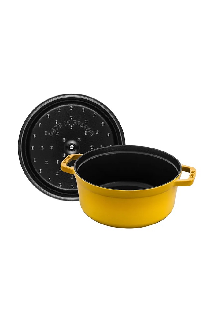 Staub Garnek żeliwny La Cocotte 3,7 l 1029060 żółty AW26