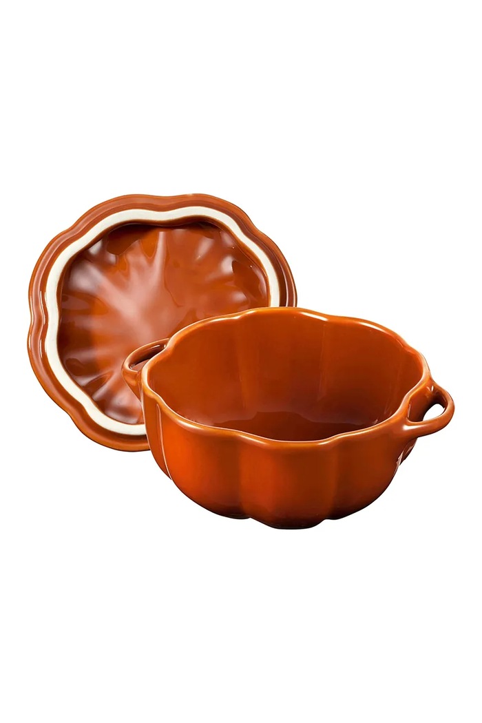 Staub Naczynie żaroodporne z ceramiki Special Cocotte Mini 700 ml 40511.554.0 pomarańczowy AW26
