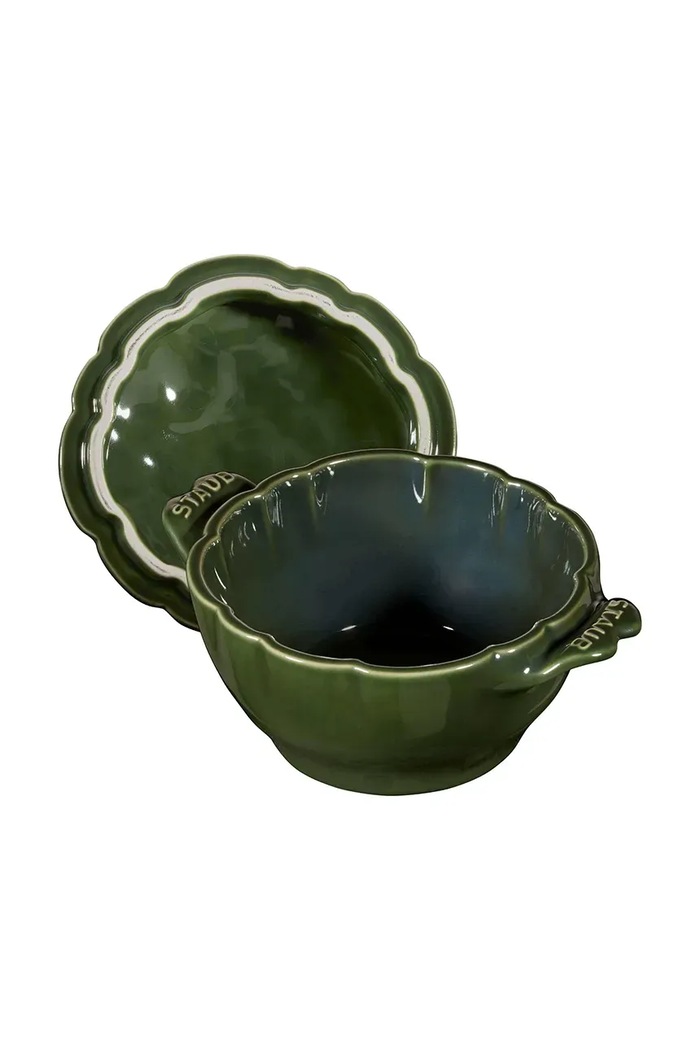 Staub Naczynie żaroodporne z ceramiki Special Cocotte Mini 450 ml 40500.326.0 zielony AW26