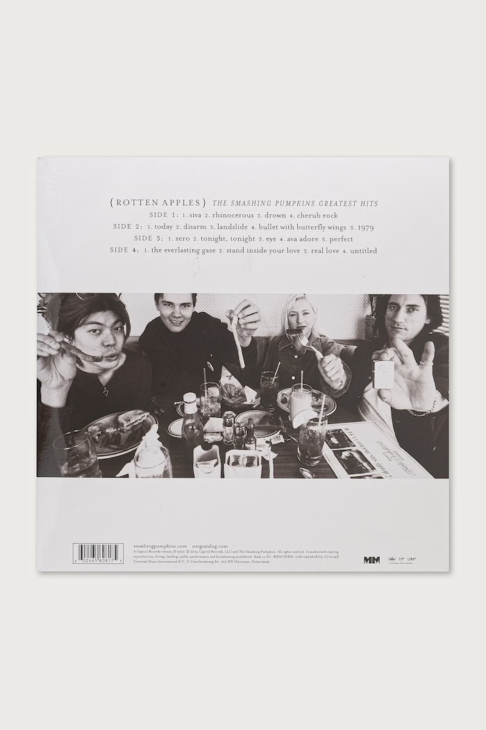 Black Moon ROTTEN APPLES: GREATEST HITS (2LP) SMASHING.PUMPKINS чорний AW26