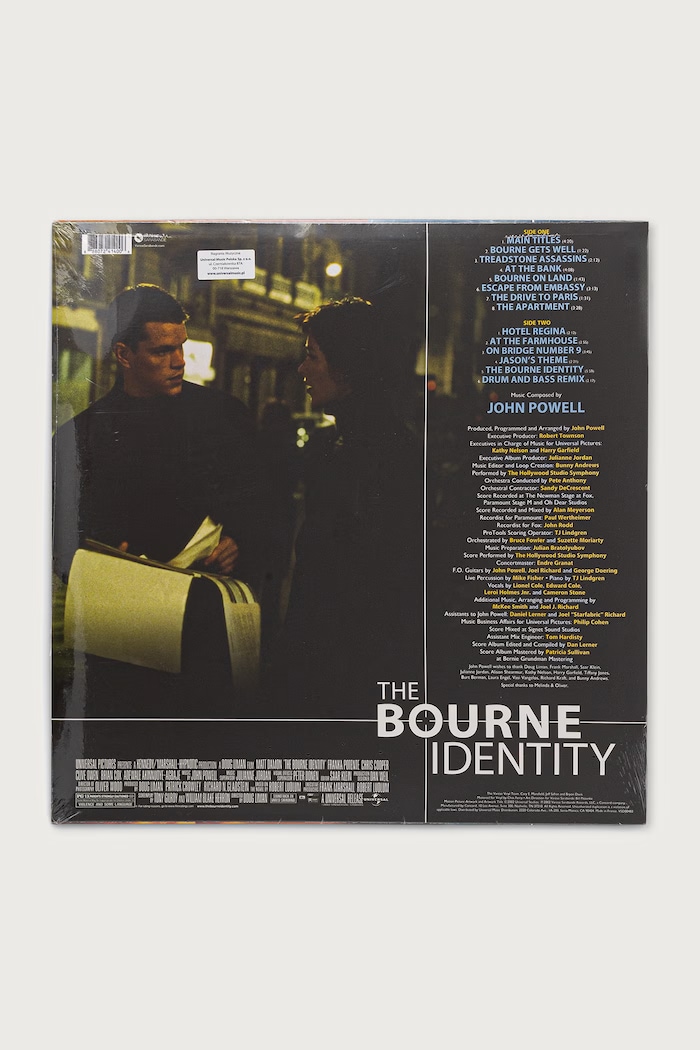 Black Moon OST: BOURNE IDENTITY (LP) JOHN.POWELL чорний AW26