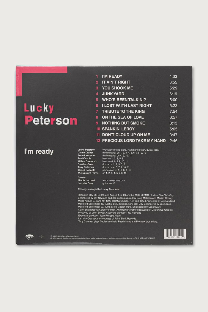 Black Moon I'M READY (2LP) LUCKY.PETERSON чорний AW26