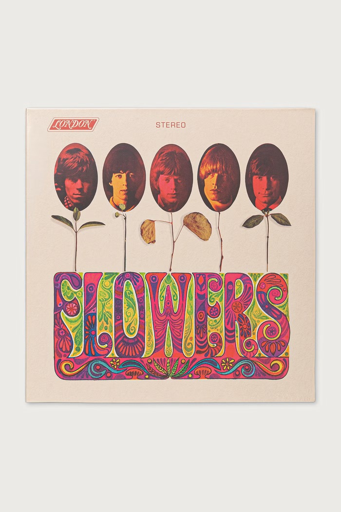Black Moon FLOWERS (LP) чорний ROLLING.STONES