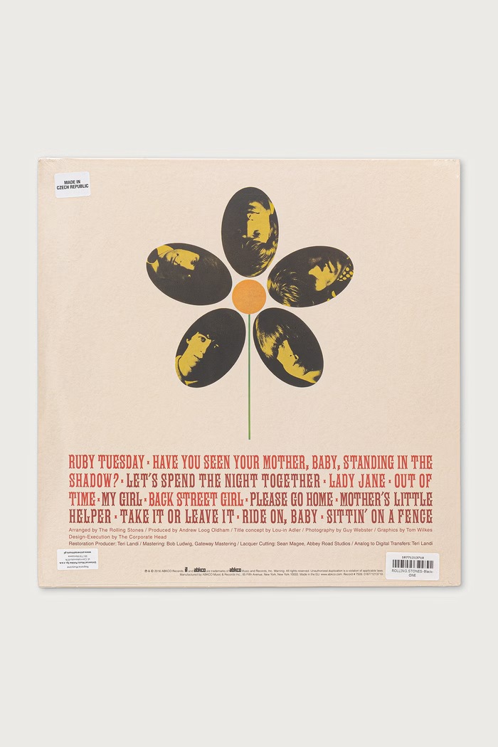 Black Moon FLOWERS (LP) ROLLING.STONES чорний AW26