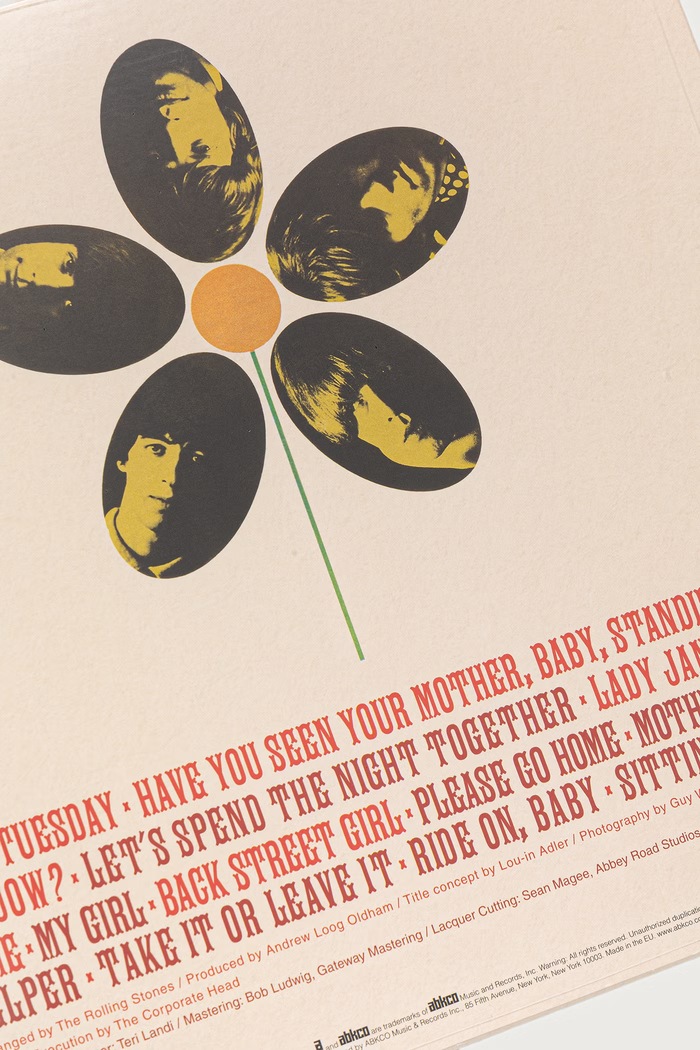 Аксесуари Black Moon FLOWERS (LP) ROLLING.STONES чорний