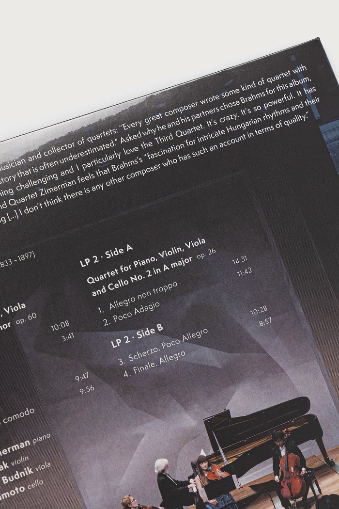 Аксесуари Black Moon JONANNES BRAHMS: PIANO QUARTETS NOS. 2 & 3 (2LP) KRYSTIAN.ZIMERMAN чорний