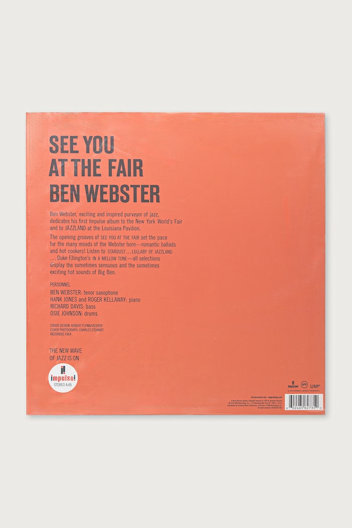 Black Moon SEE YOU AT THE FAIR (LP) (ACOUSTIC SOUNDS) BEN.WEBSTER чёрный AW26