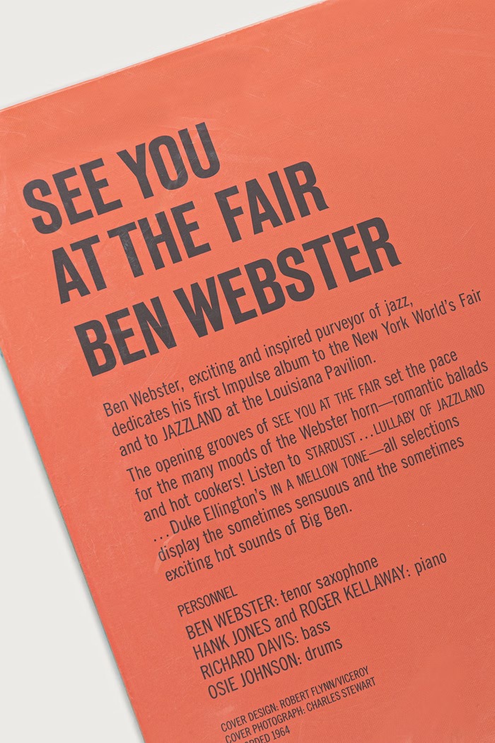 Аксессуары Black Moon SEE YOU AT THE FAIR (LP) (ACOUSTIC SOUNDS) BEN.WEBSTER чёрный