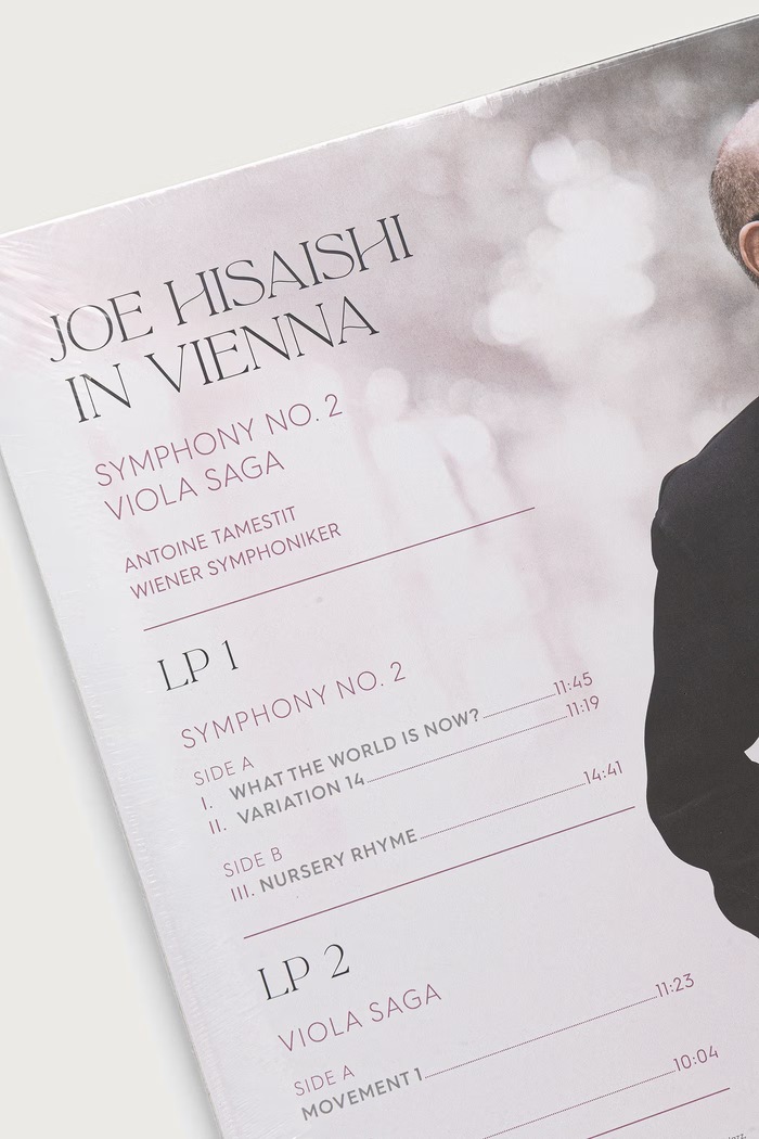 Accessories Black Moon JOE HISAISHI IN VIENNA: SYMPHONY NO. 2 - VIOLA SAGA (2LP) JOE.HISAISHI black