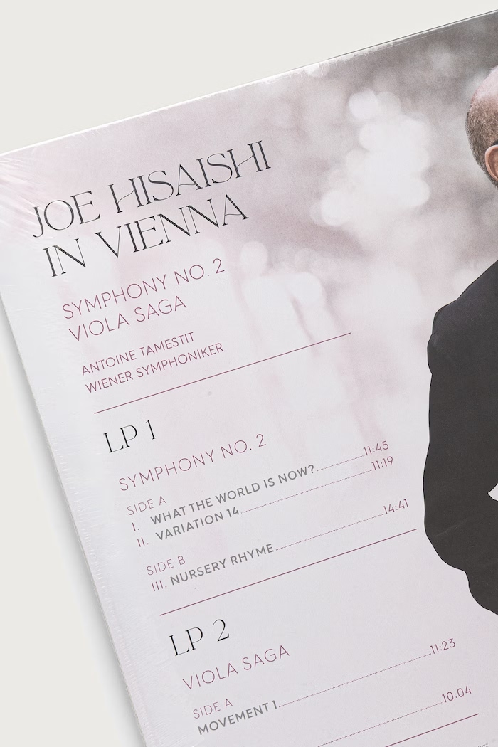 Accessories Black Moon JOE HISAISHI IN VIENNA: SYMPHONY NO. 2 - VIOLA SAGA (2LP) JOE.HISAISHI black