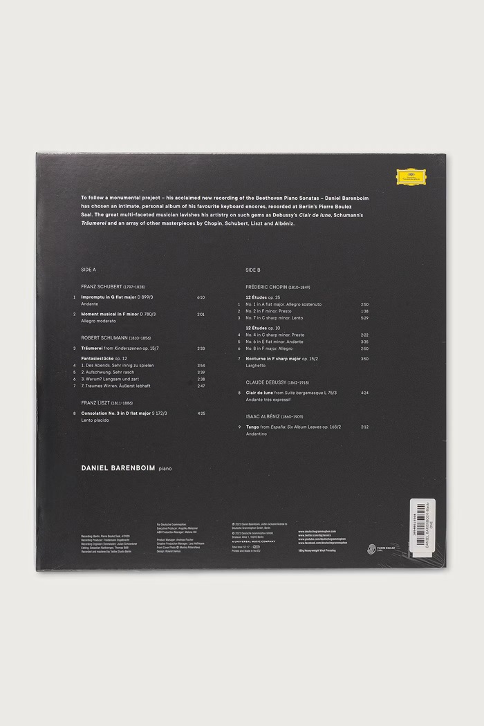 Black Moon ENCORES (LP) DANIEL.BARENBOIM чорний AW26