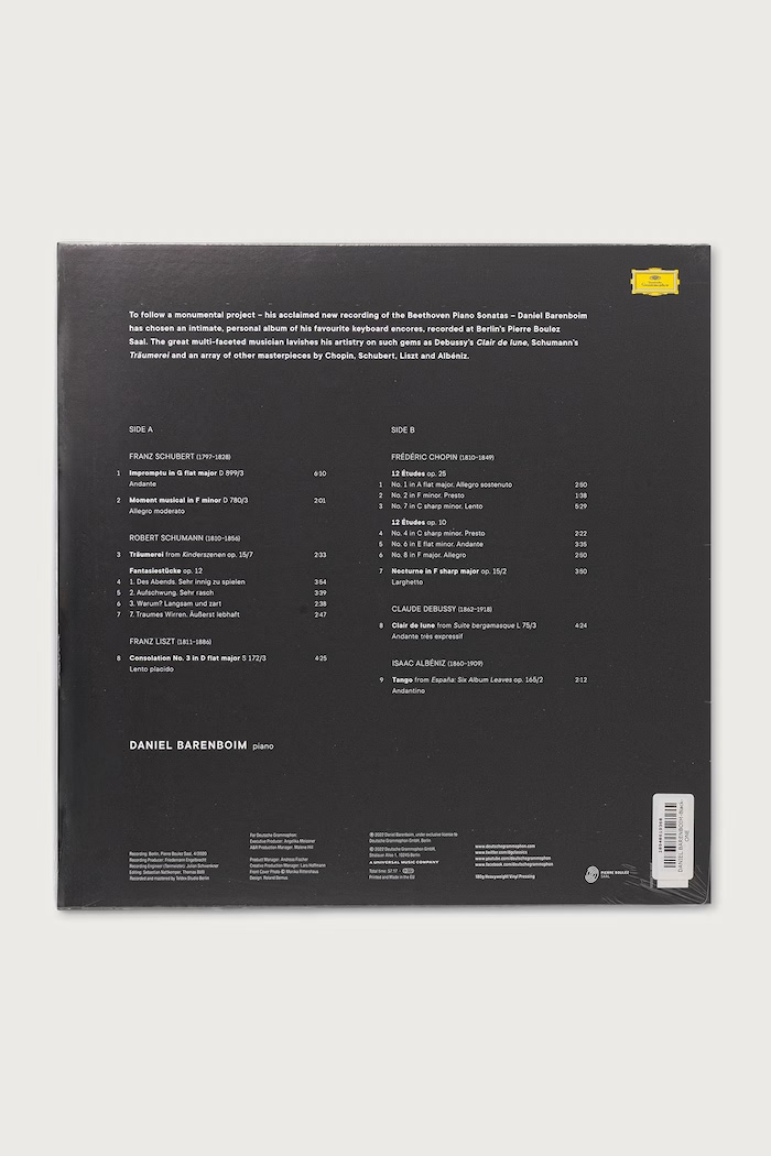 Black Moon ENCORES (LP) DANIEL.BARENBOIM чорний AW26