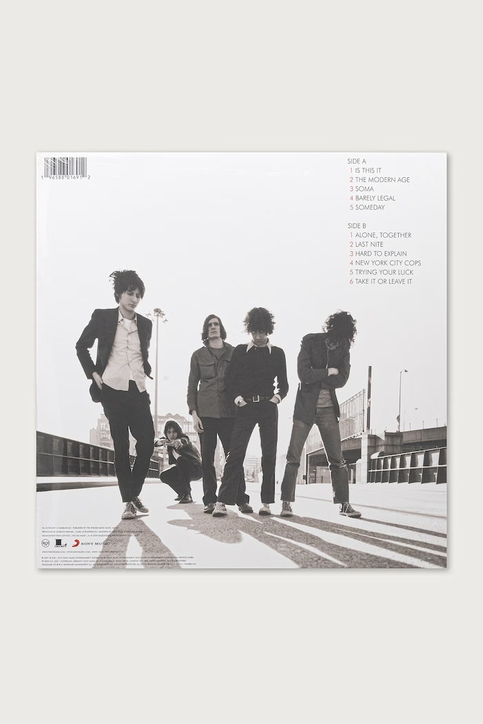 Sony Music The Strokes Is This It 19658801691 чорний AW26