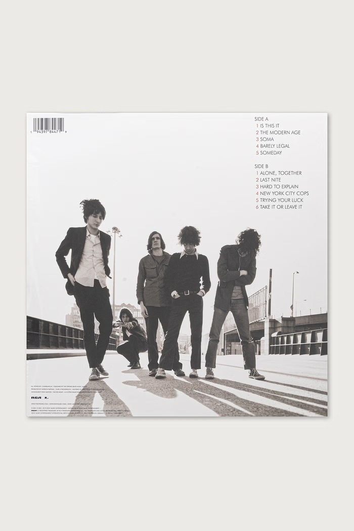 Sony Music The Strokes Is This It 19439784471 чорний AW26