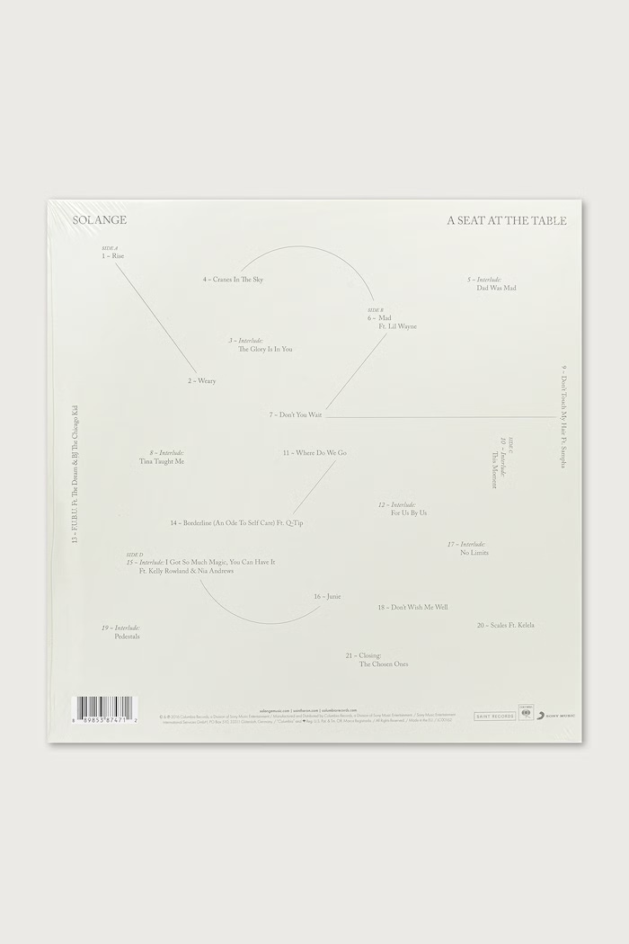 Sony Music Solange A Seat at the Table 88985387471 чорний AW26