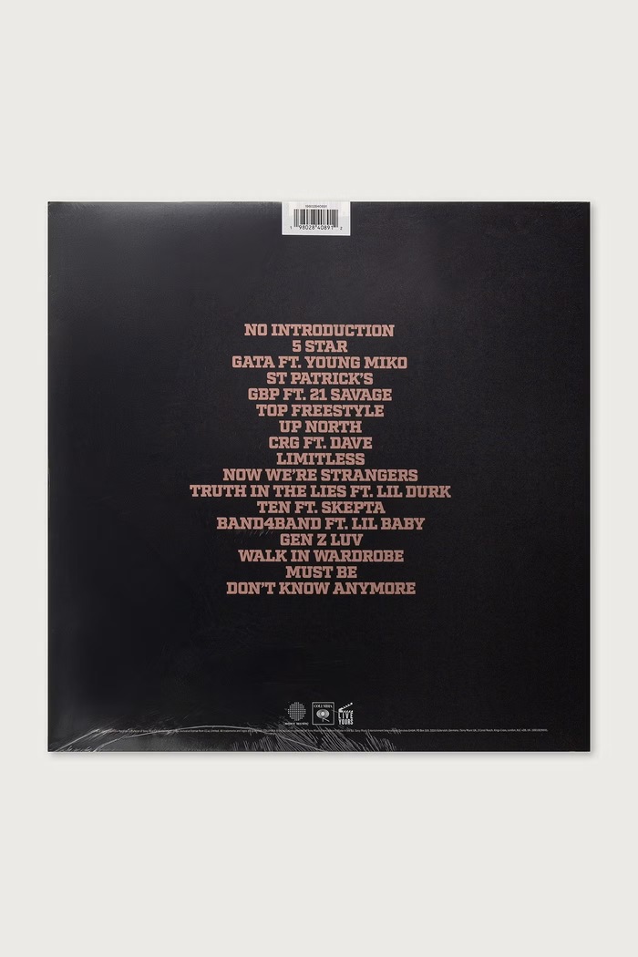Sony Music Central Cee CAN'T RUSH GREATNESS 19802840891 чорний AW26