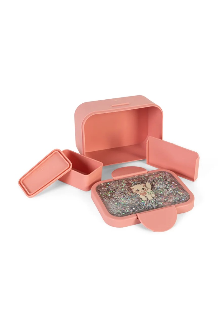 Deklice Konges Sløjd Lunchbox otroški GLITTER LUNCH BOX KS106038.9BY2 roza