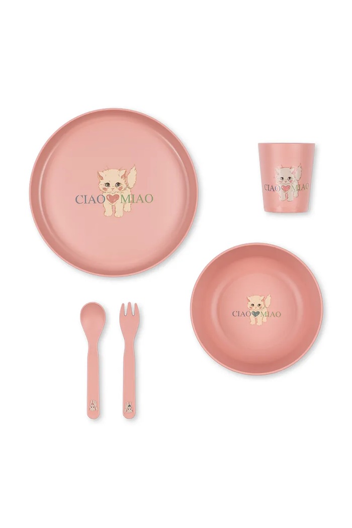 Deklice Konges Sløjd Komplet posode otroški DINNER SET KS105961.G.9BY2 roza