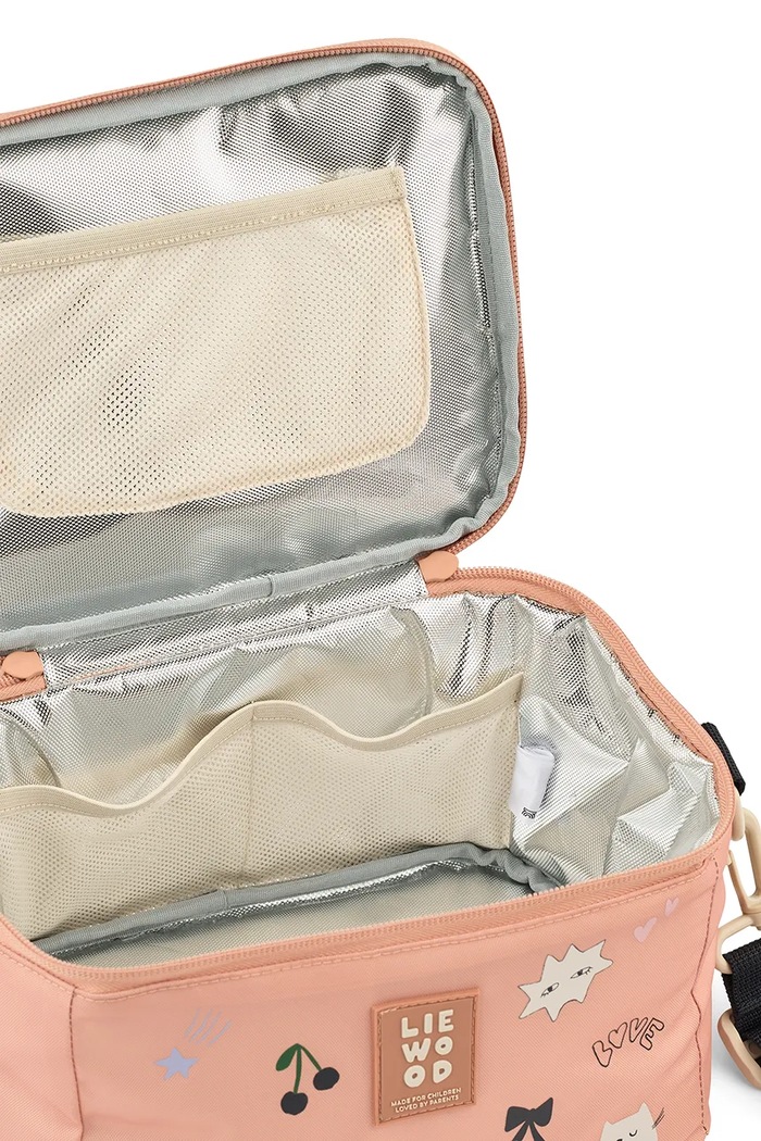 Liewood torba na lunch dziecięca Toby Medium Thermal Bag LW20235.G.9BY2 różowy AW26