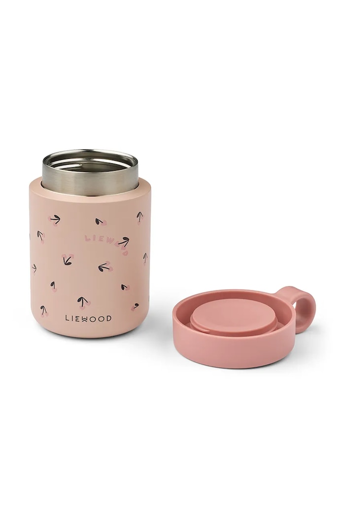 Liewood pojemnik termiczny na jedzenie dziecięcy Kiani Printed Food Jar LW19960.G.9BY2 różowy AW26