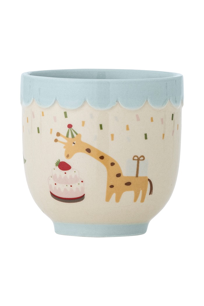 Bloomingville MINI Kubek dziecięcy Celebrate Cup 82063087 niebieski AW26