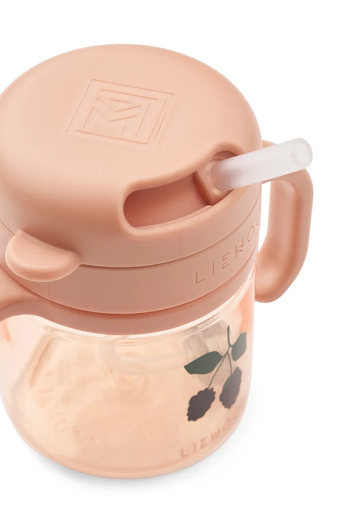 Kubek dziecięcy Kai Tritan Straw Cup 280ml Liewood LW21116.9BY2 różowy