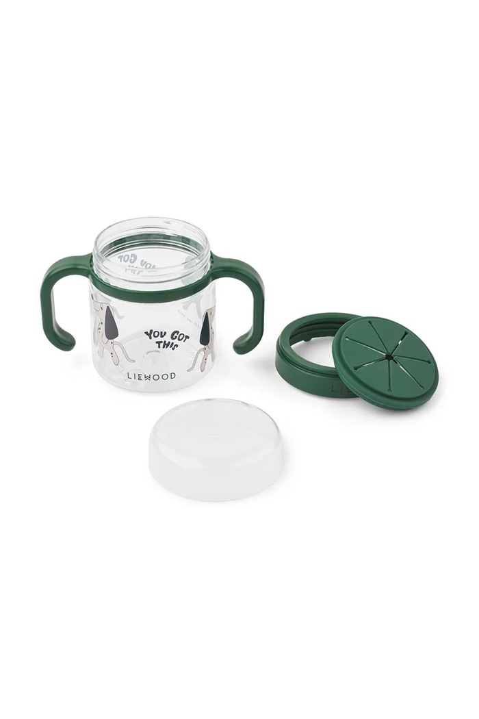 Liewood Kubek dziecięcy Enyo Tritan Snack Cup LW20336.9BY2 beżowy AW26