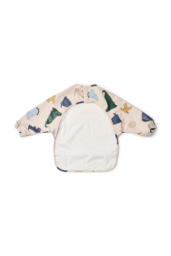 Liewood Śliniak dziecięcy Merle Printed Cape Bib LW18136.9BY2 beżowy AW26