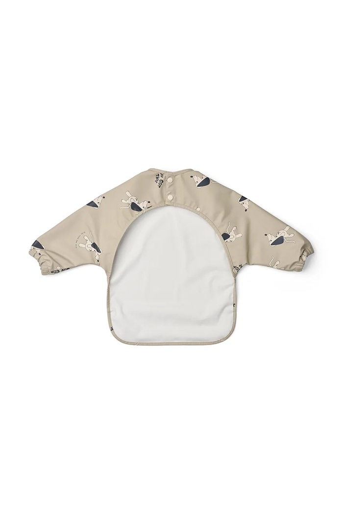 Liewood Śliniak dziecięcy Merle Printed Cape Bib LW18136.9BY2 szary AW26