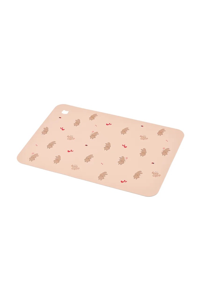 Liewood Podkładka pod talerz dziecięca Jude Printed Placemat LW15059.9BY2 różowy AW26