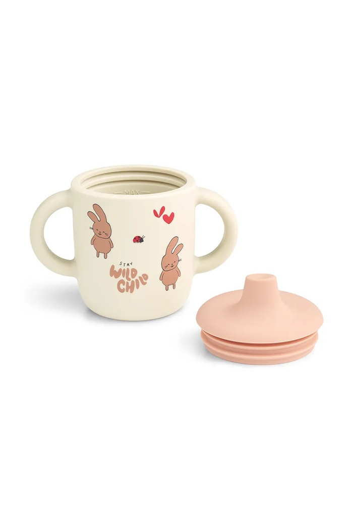 Liewood Kubek dziecięcy Neil Sippy Cup LW13060.9BY2 różowy AW26