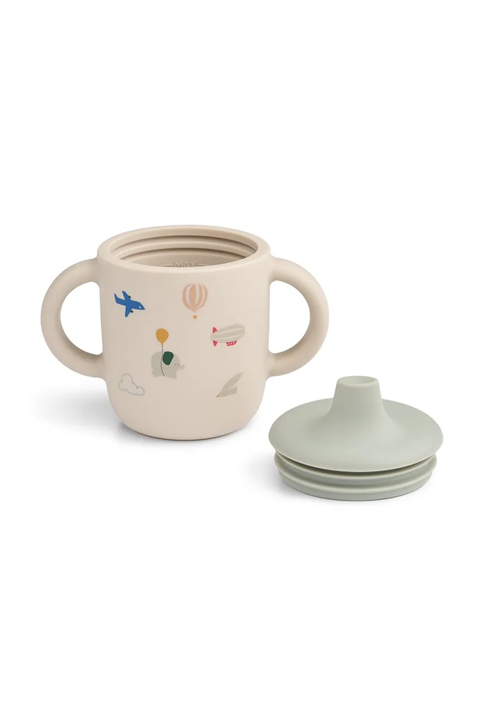Liewood Kubek dziecięcy Neil Sippy Cup LW13060.9BY2 beżowy AW26