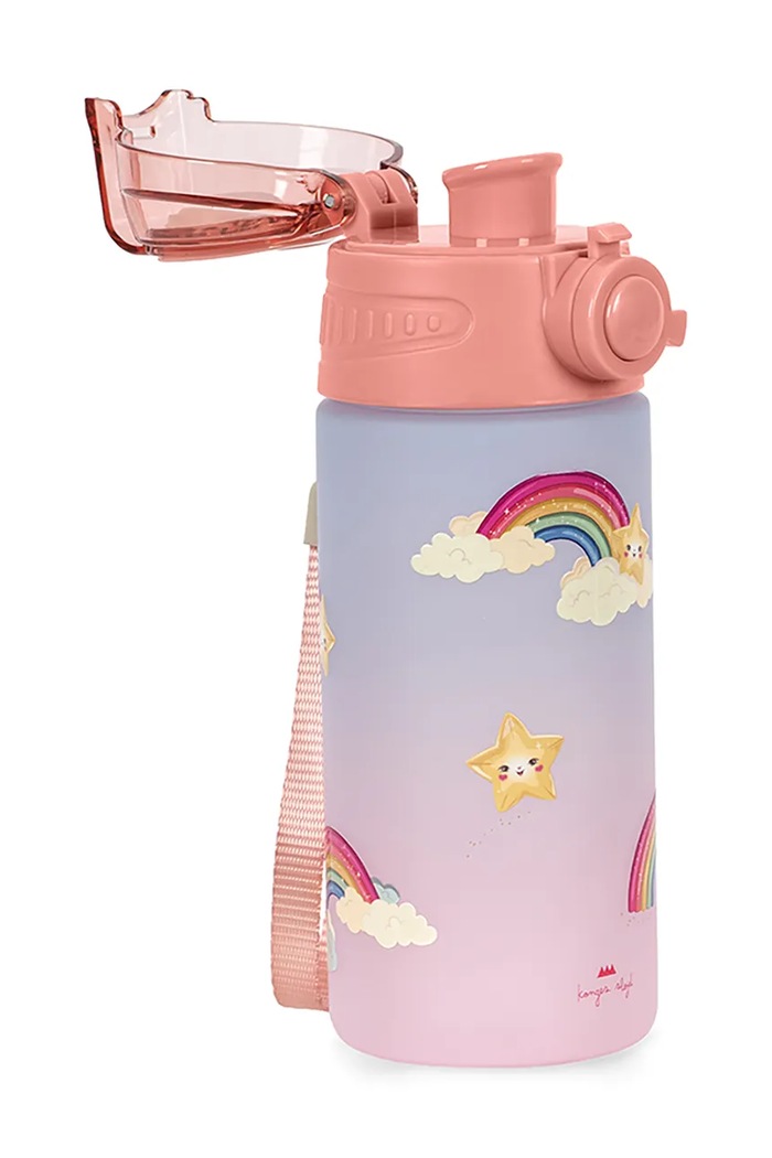 Konges Sløjd Μπουκάλι νερού παιδικό WATER BOTTLE RAINBOW KS106329.9BY2 ροζ AW26