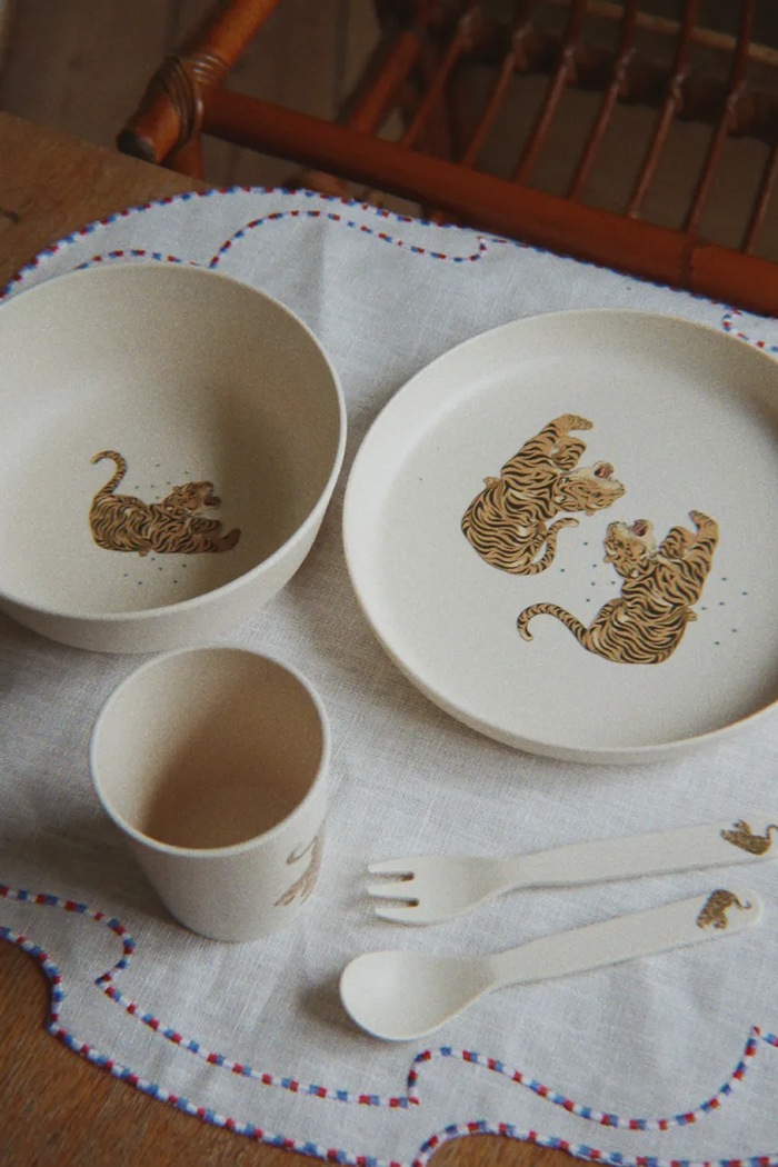 Konges Sløjd Σετ σκεύων παιδικό DINNER SET μπεζ KS105961.9BY2