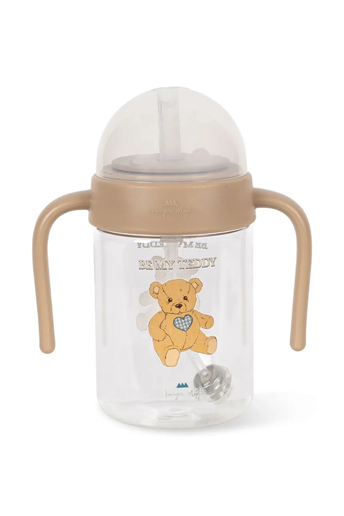 Konges Sløjd Κούπα βρεφική BOTTLE WITH HANDLE KS105922.9BY2 μπεζ AW26