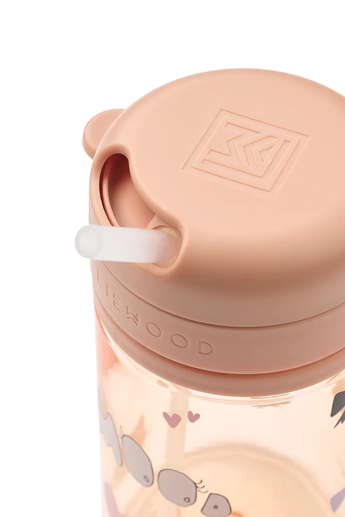 Deklice Liewood steklenica za vodo otroška Pavia Tritan Straw Cup 500 ml LW20946.9BY2 roza