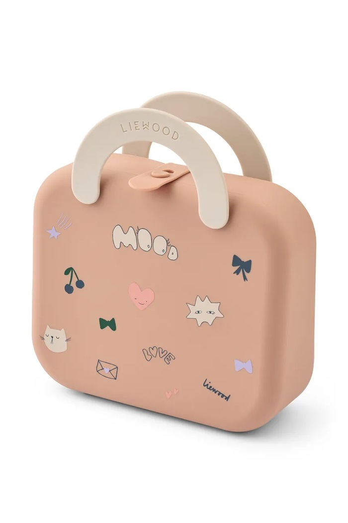 Liewood Кутия за обяд за деца Elara Foldable Lunchbox розов LW20944.9BY2
