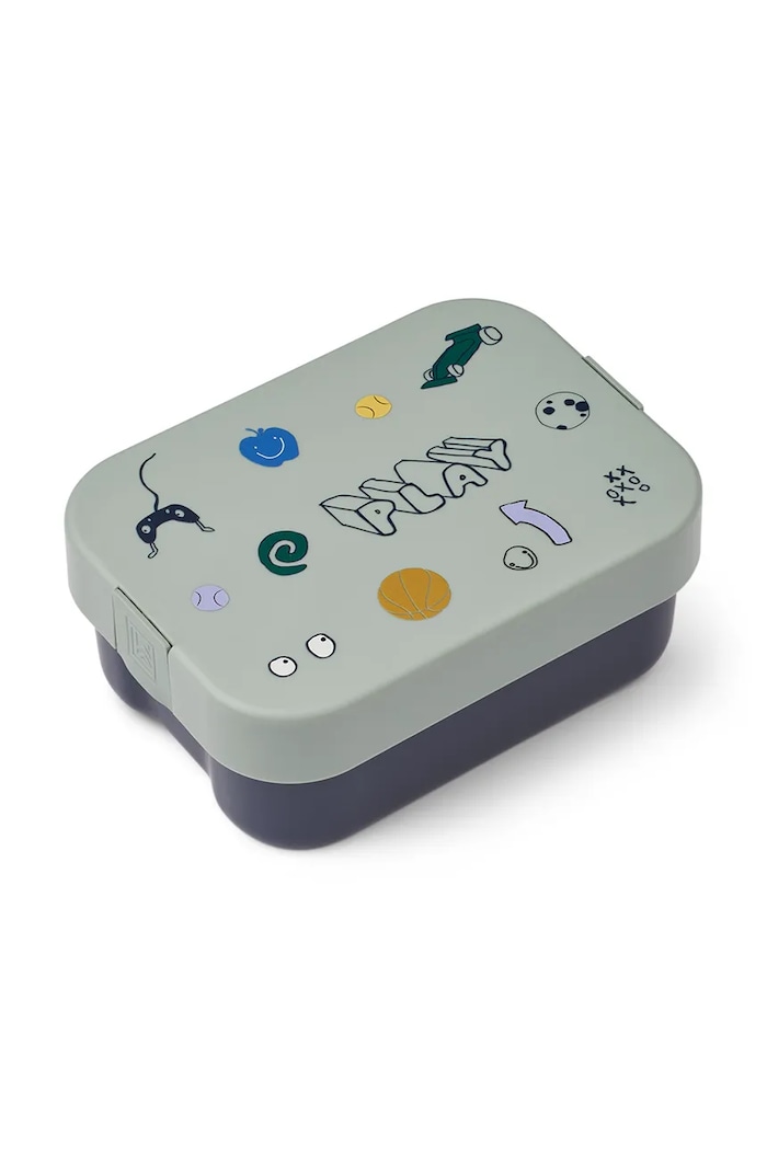 Liewood lunchbox dziecięcy Kamil Lunchbox granatowy LW20132.9BY2
