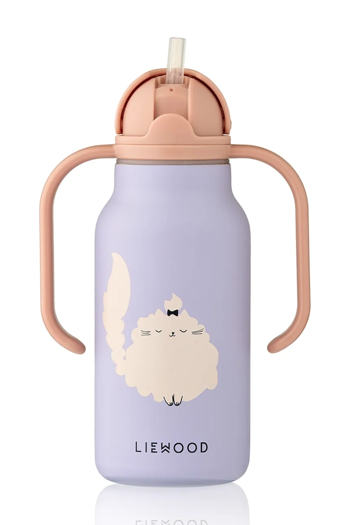 Liewood butelka na wodę dziecięca Kimmie Water Bottle 250 ml LW19618.9BY2 fioletowy AW26