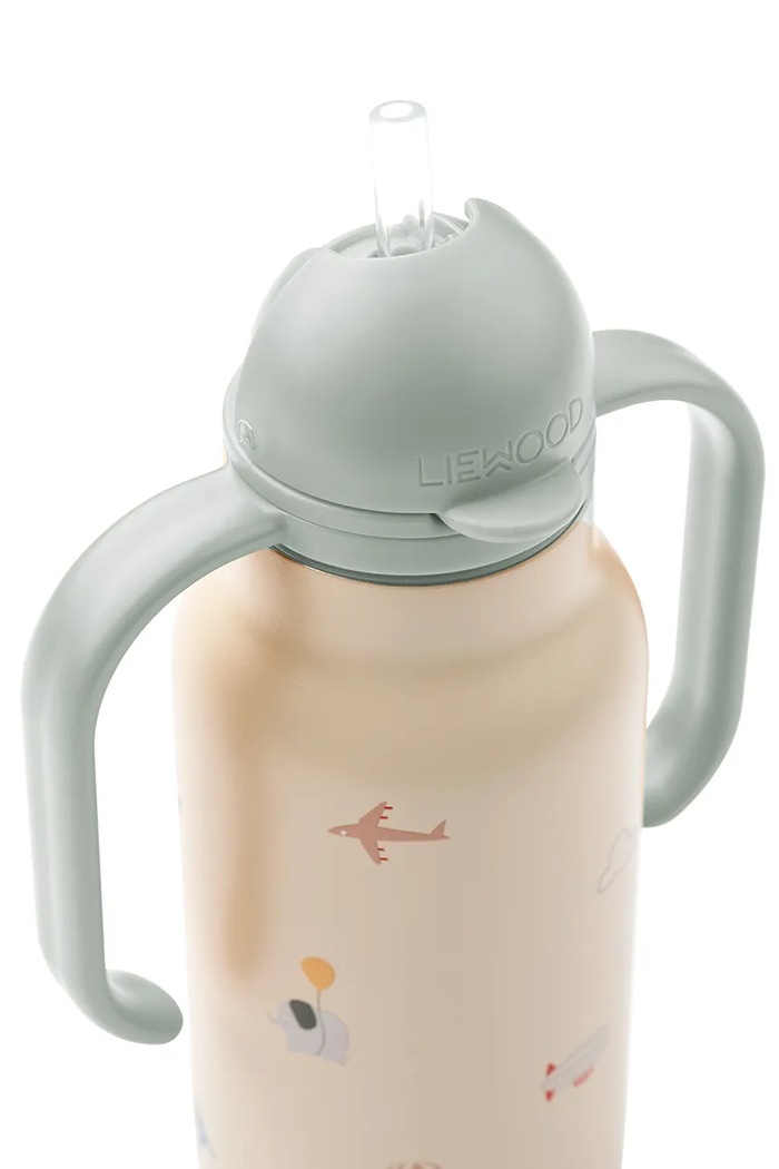 Liewood Butelka na wodę dziecięca Kimmie Water Bottle 250 ml LW19618.9BY2 beżowy AW26