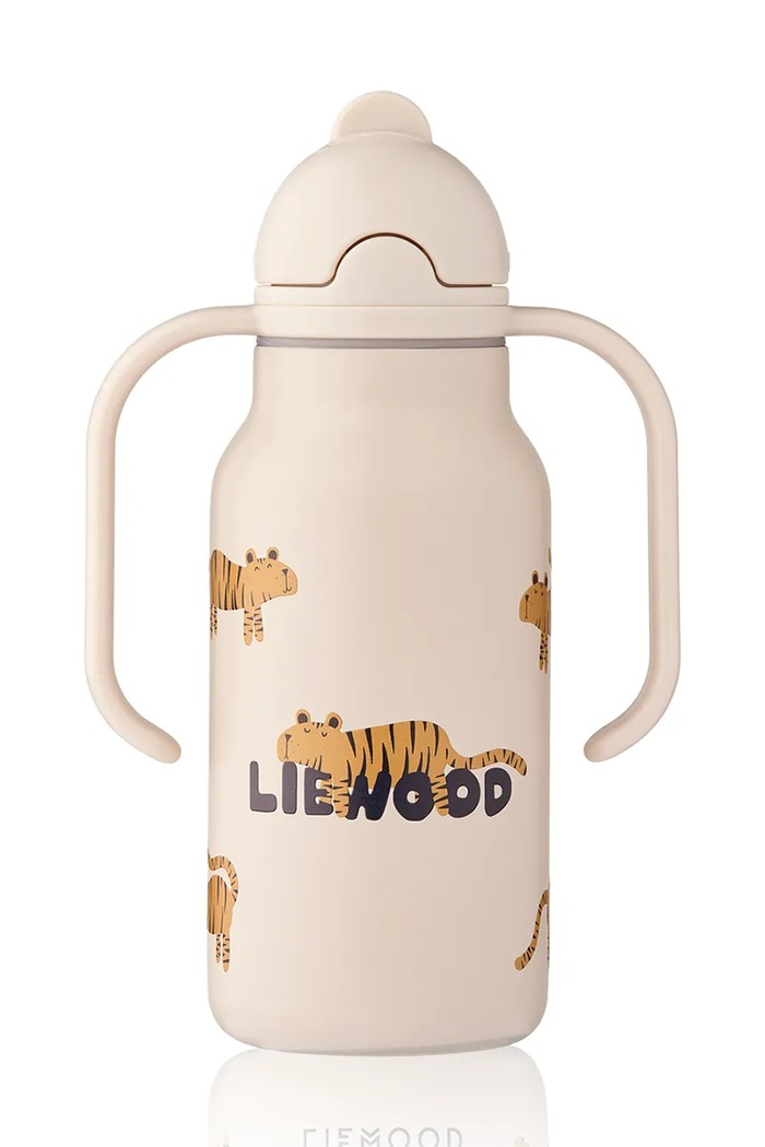 Liewood butelka na wodę dziecięca Kimmie Water Bottle 250 ml beżowy LW19618.9BY2